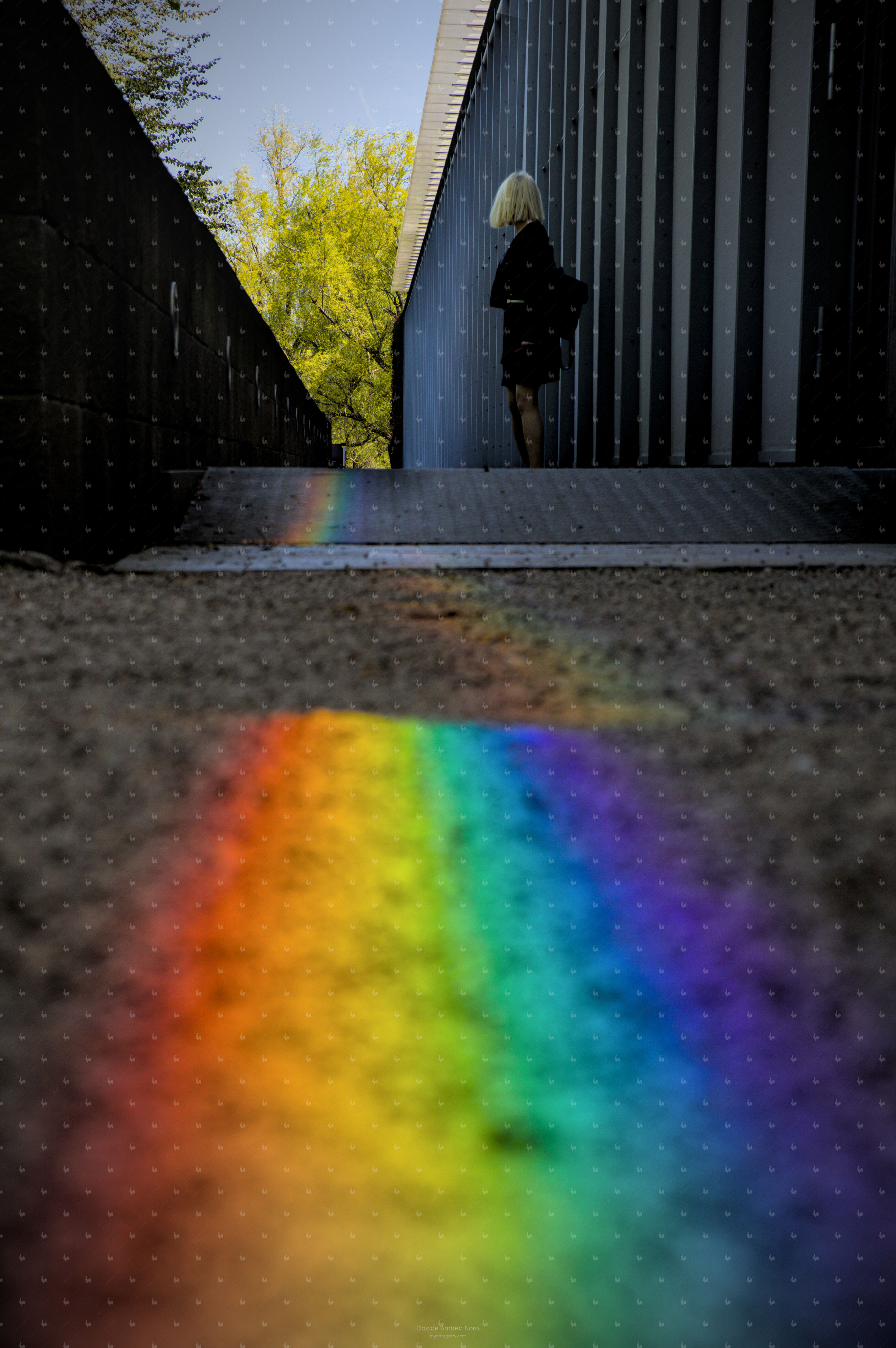Rainbow reflection