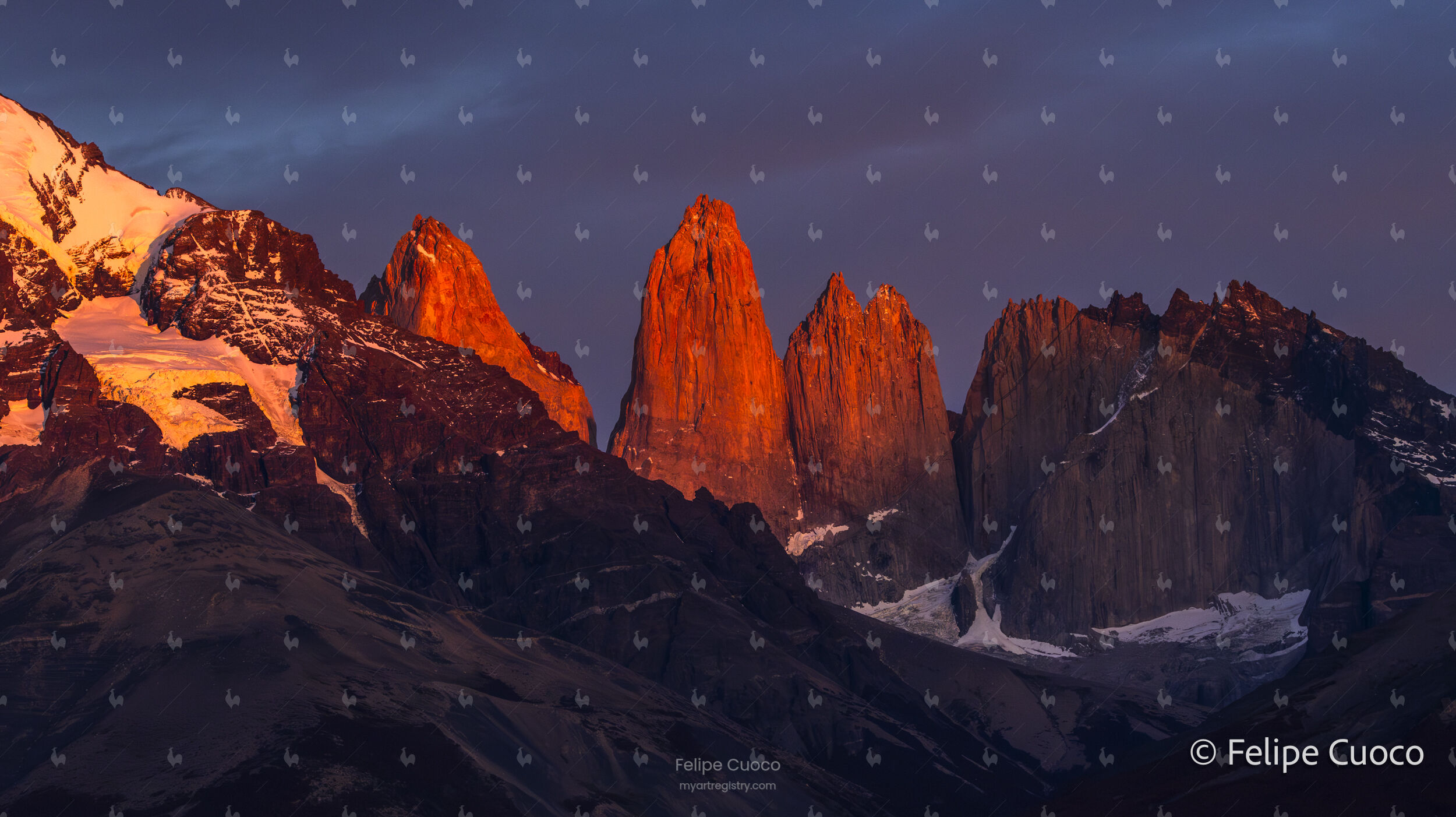  FIRST LIGHT OVER THE TOWER
