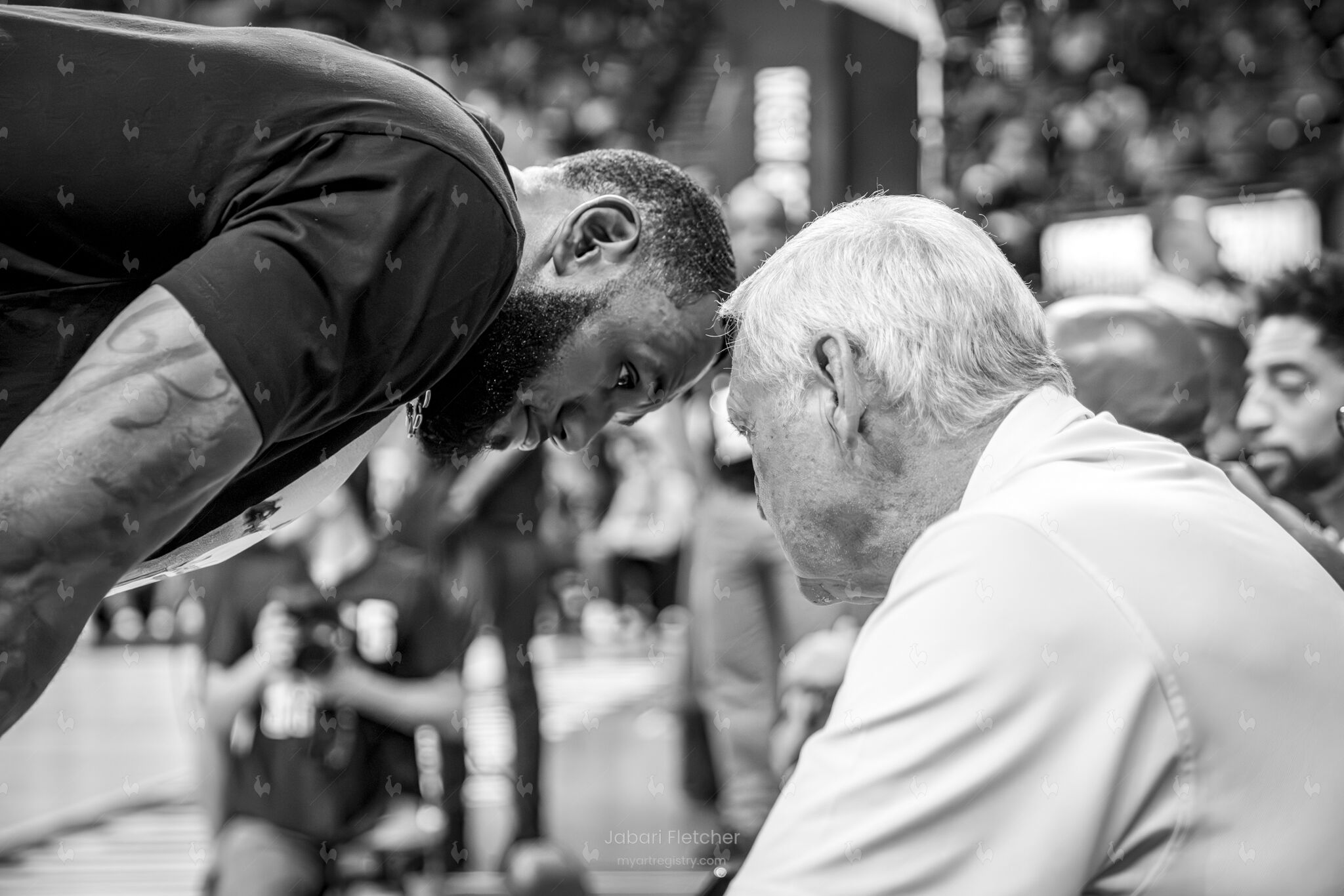 LeBron James and Jerry West