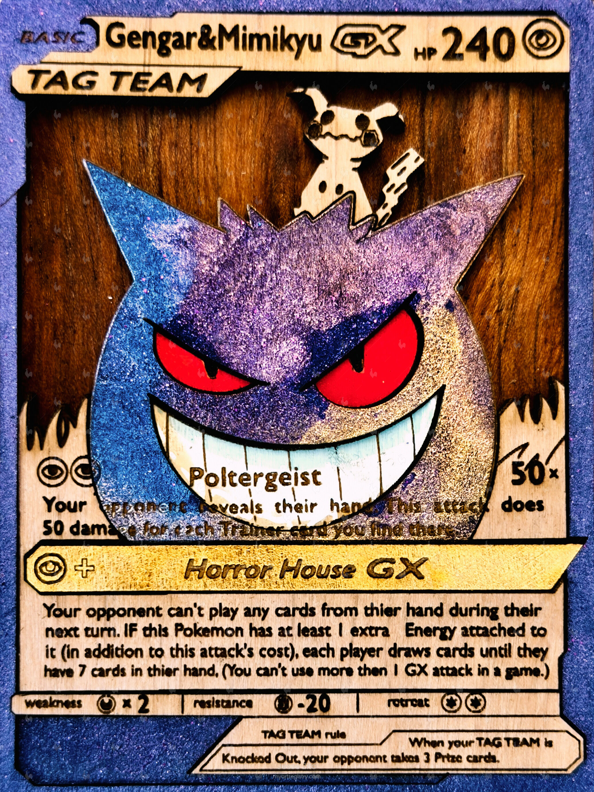Gengar and Mimikyu tag team