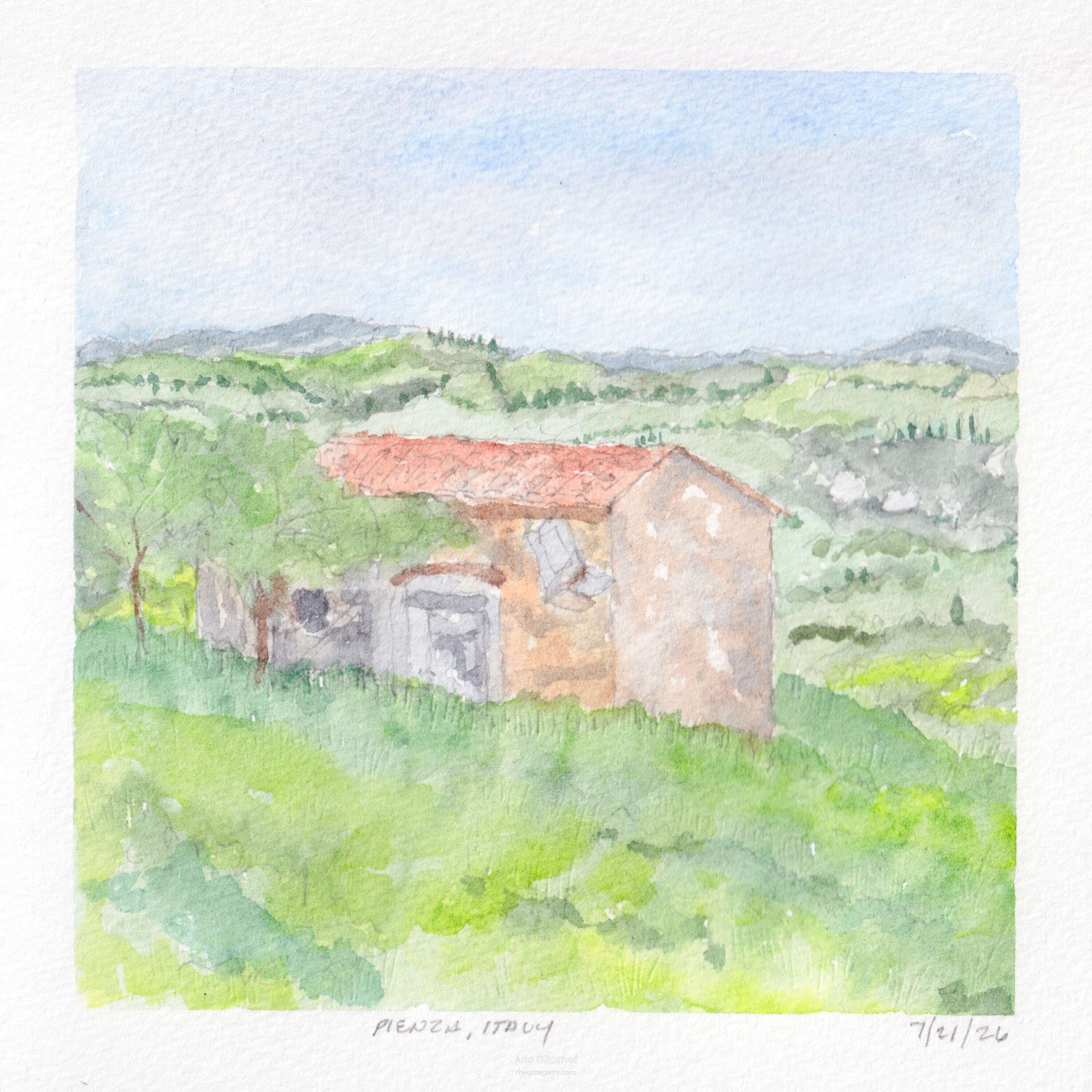 The Small Shelter, Pienza