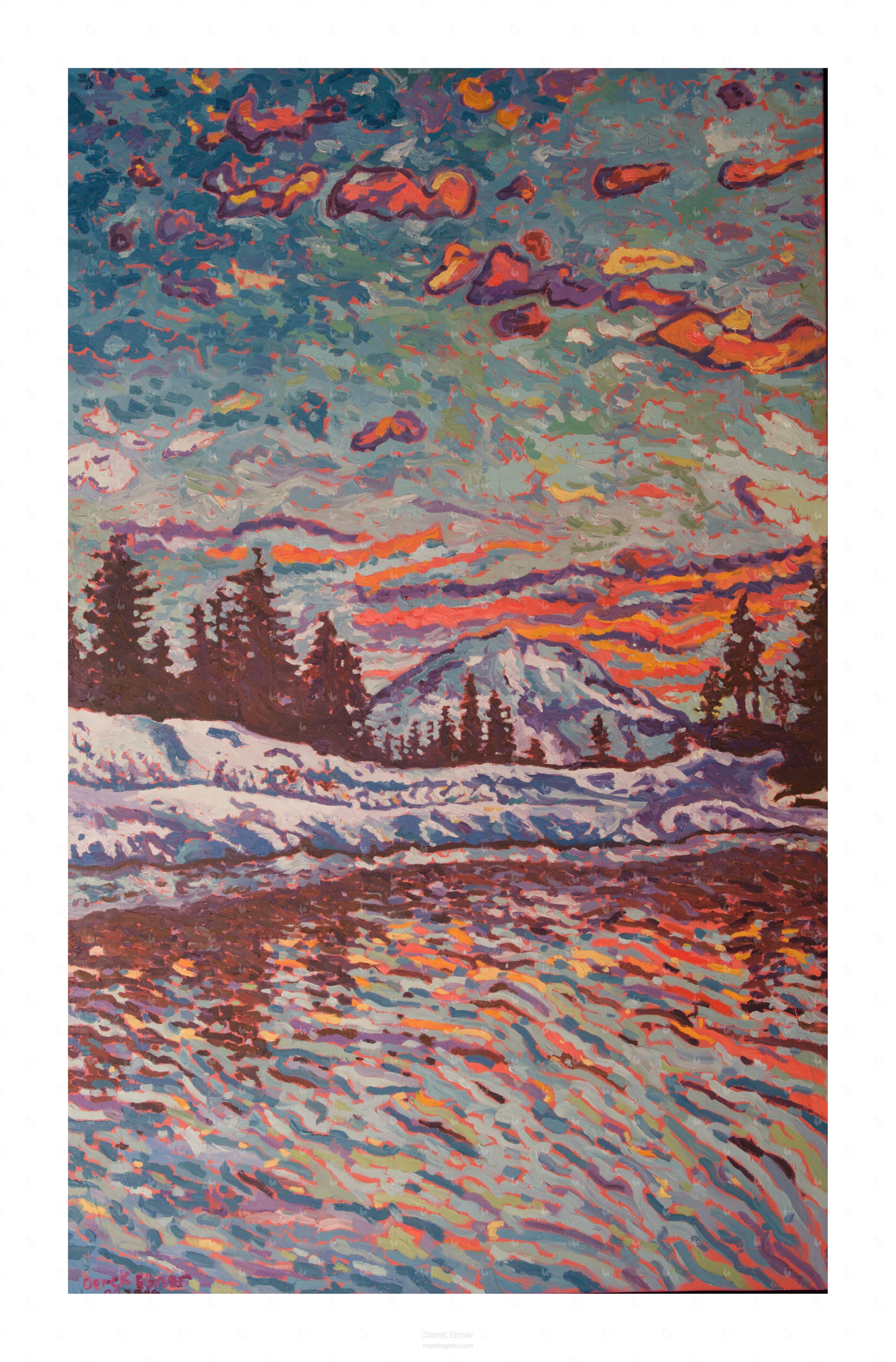 Sunset at Mount Rainier #897,006