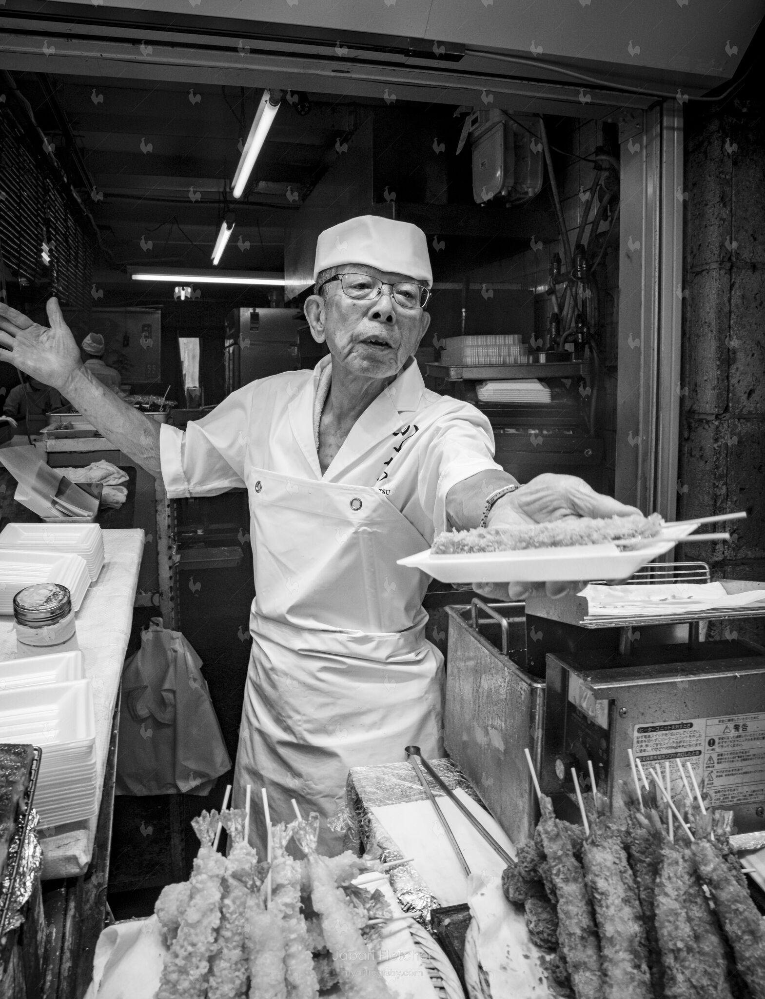 Chef in Kyoto Market