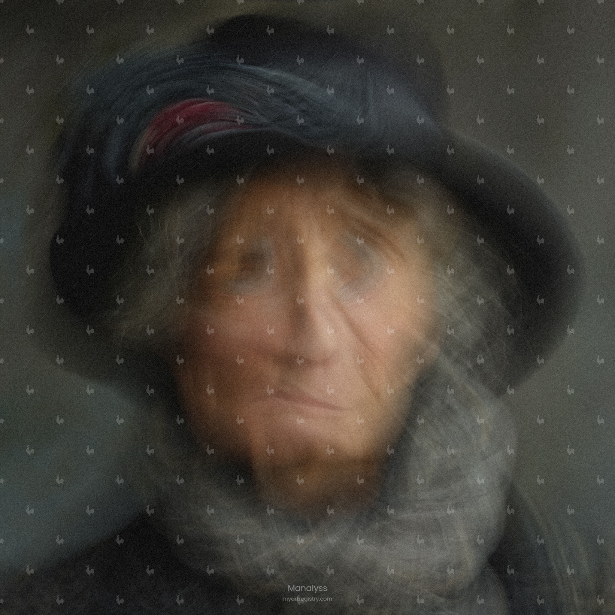 VIEILLE DAME EN DEUIL