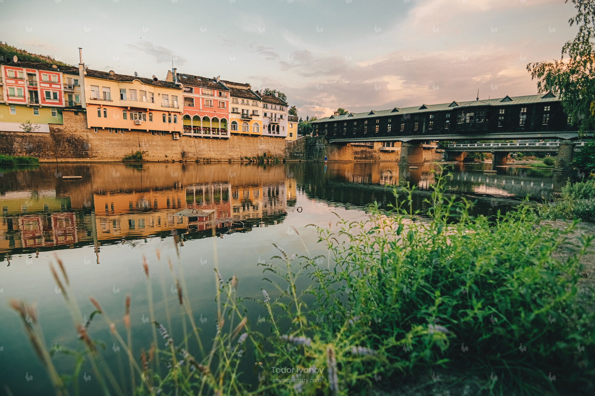 Evening Idyll by the Osam River - LAB000189