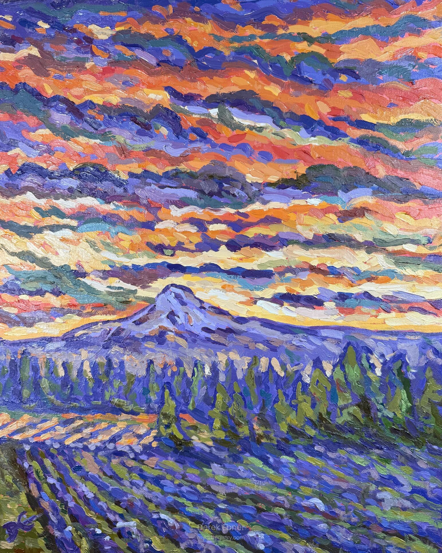 Lavender Fields Outside Portland #948,963