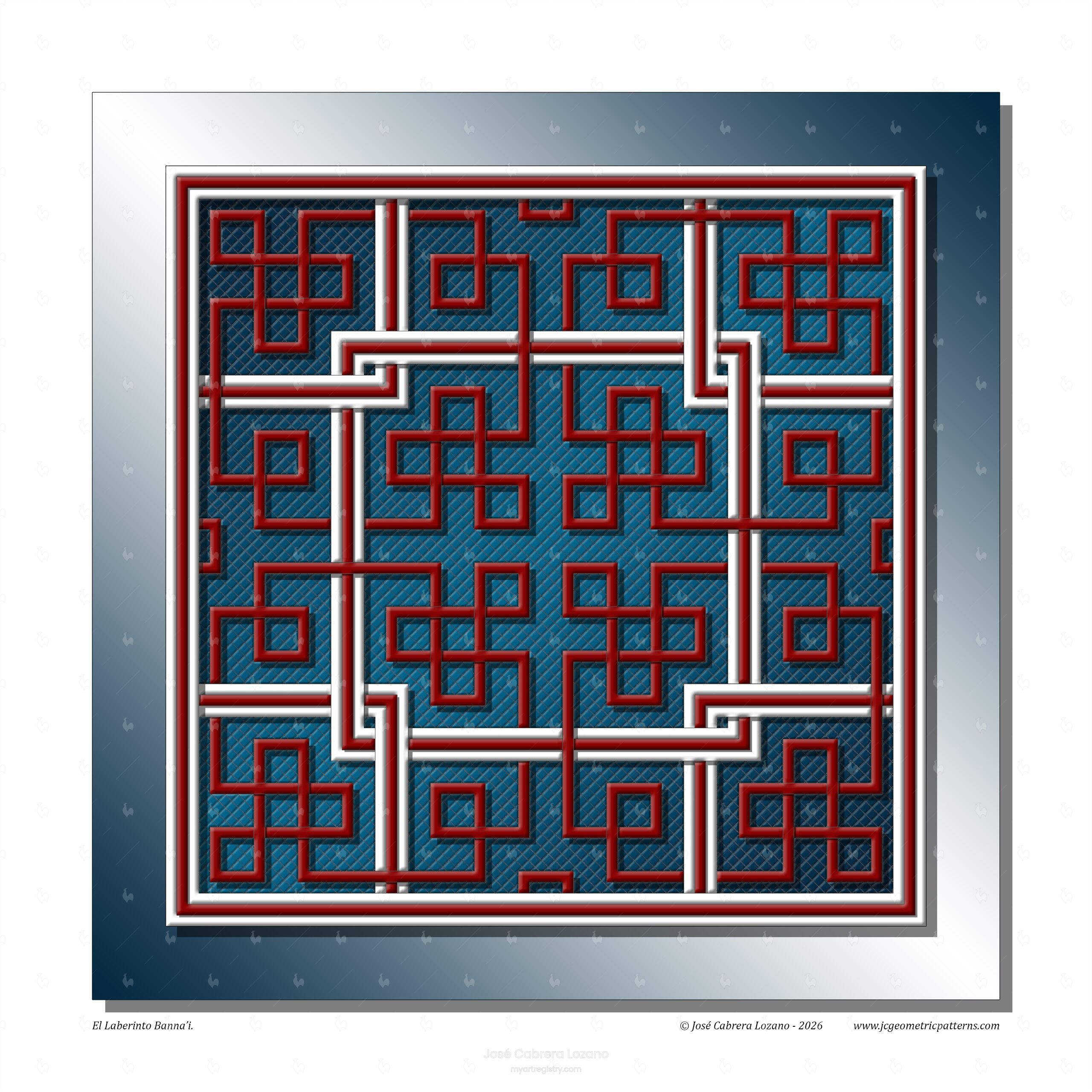 Banna'i Labyrinth - 75x75 cm