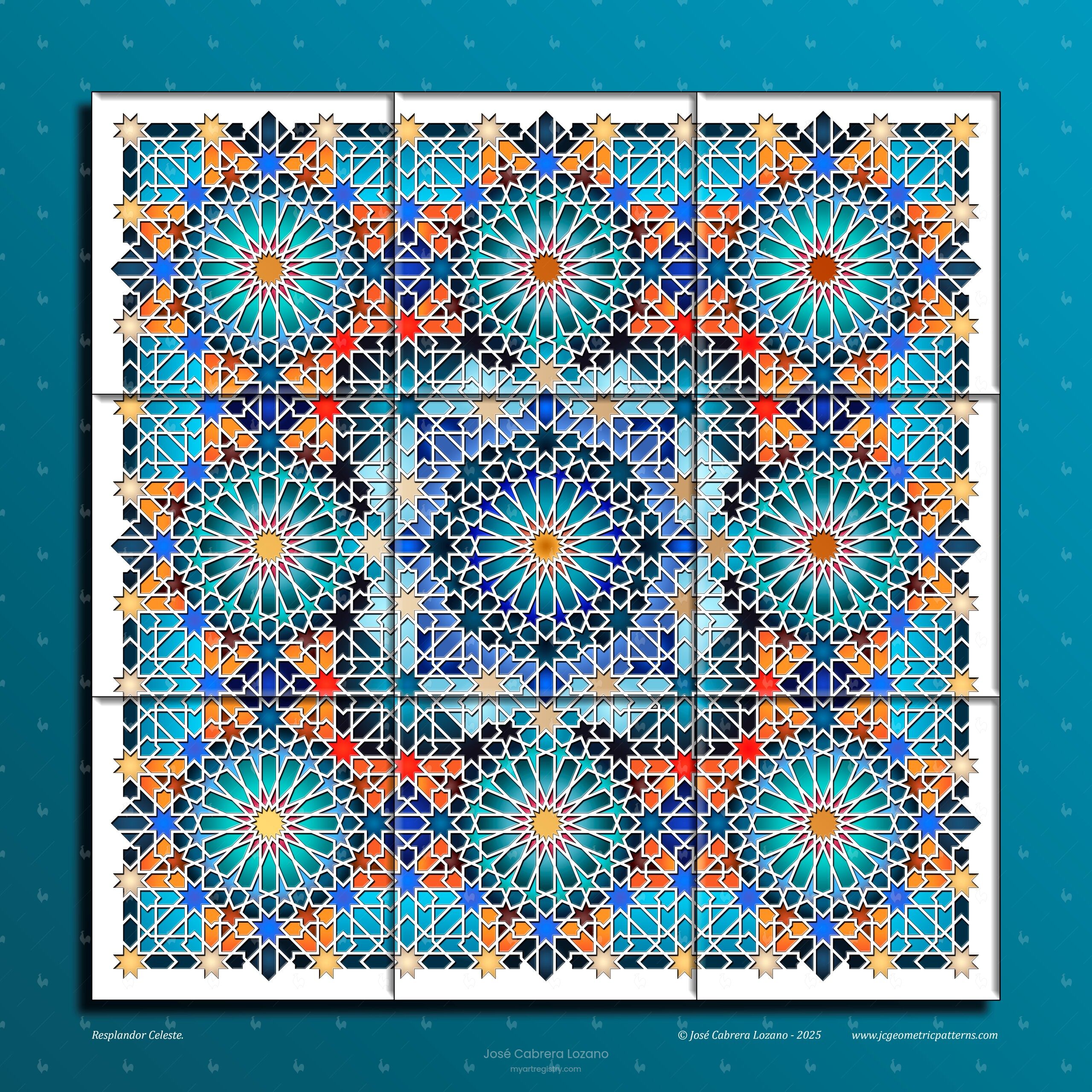 Celestial Radiance (Tiles) - Original