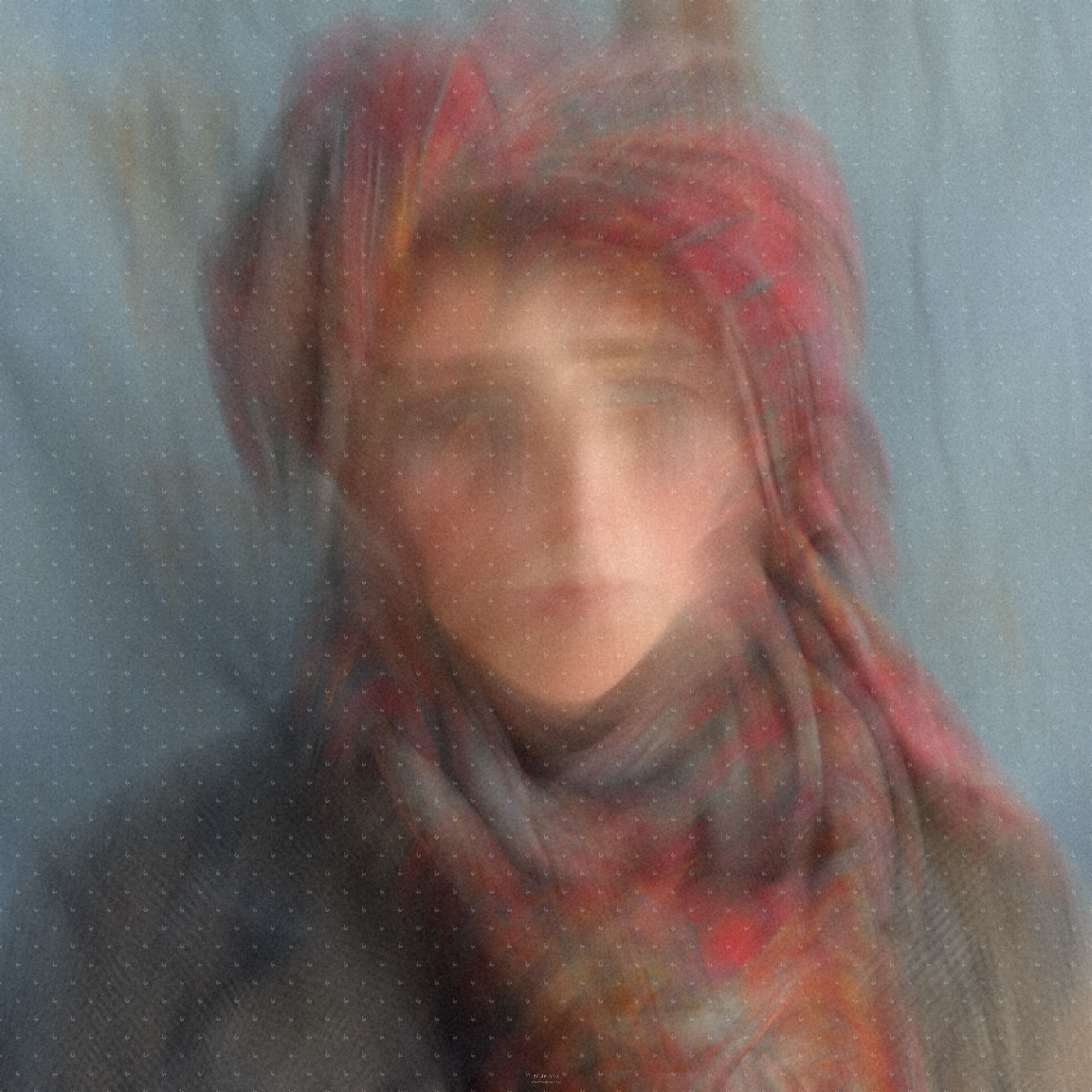 PORTRAIT À L'ÉCHARPE
