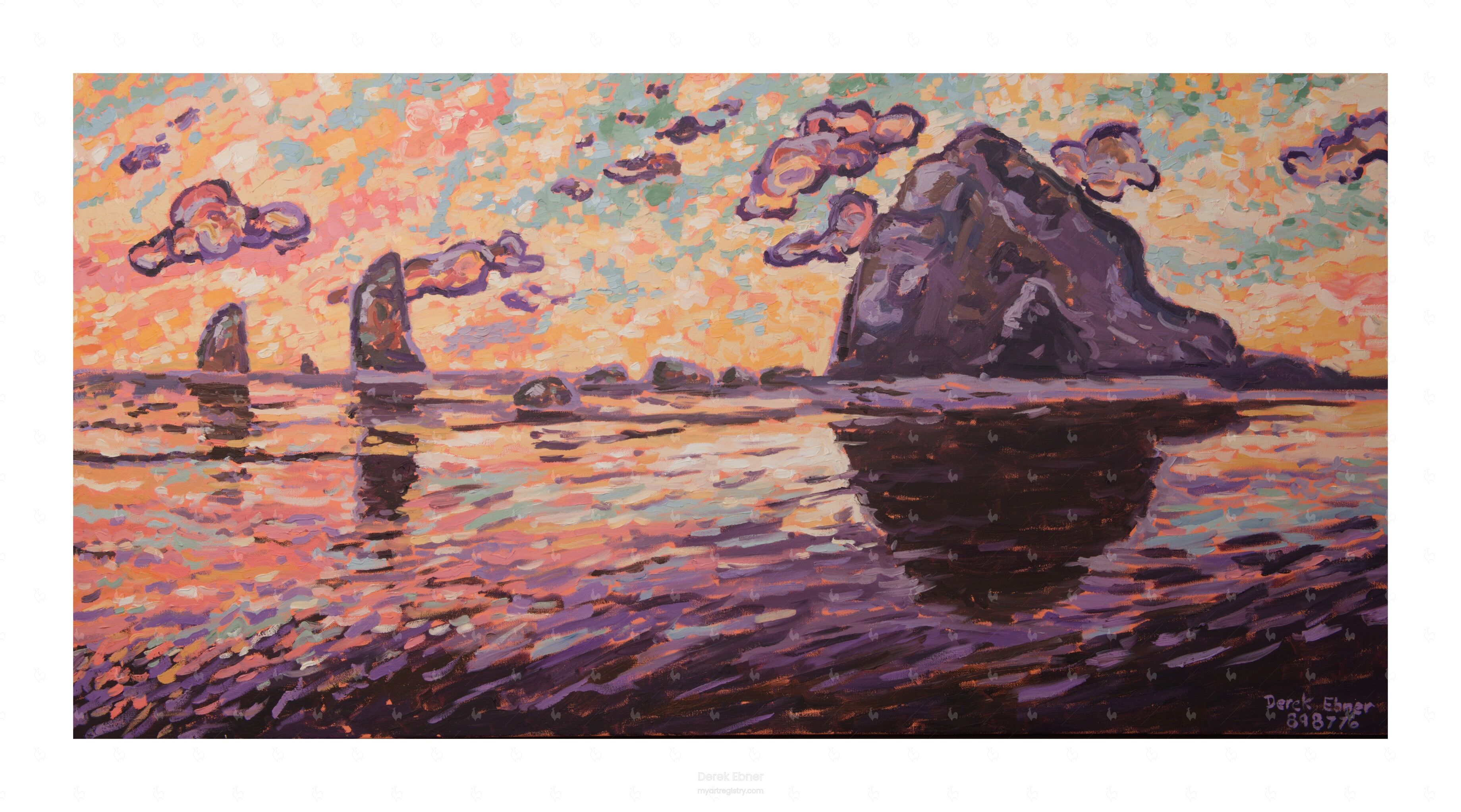 Haystack Rock Reflections #898776