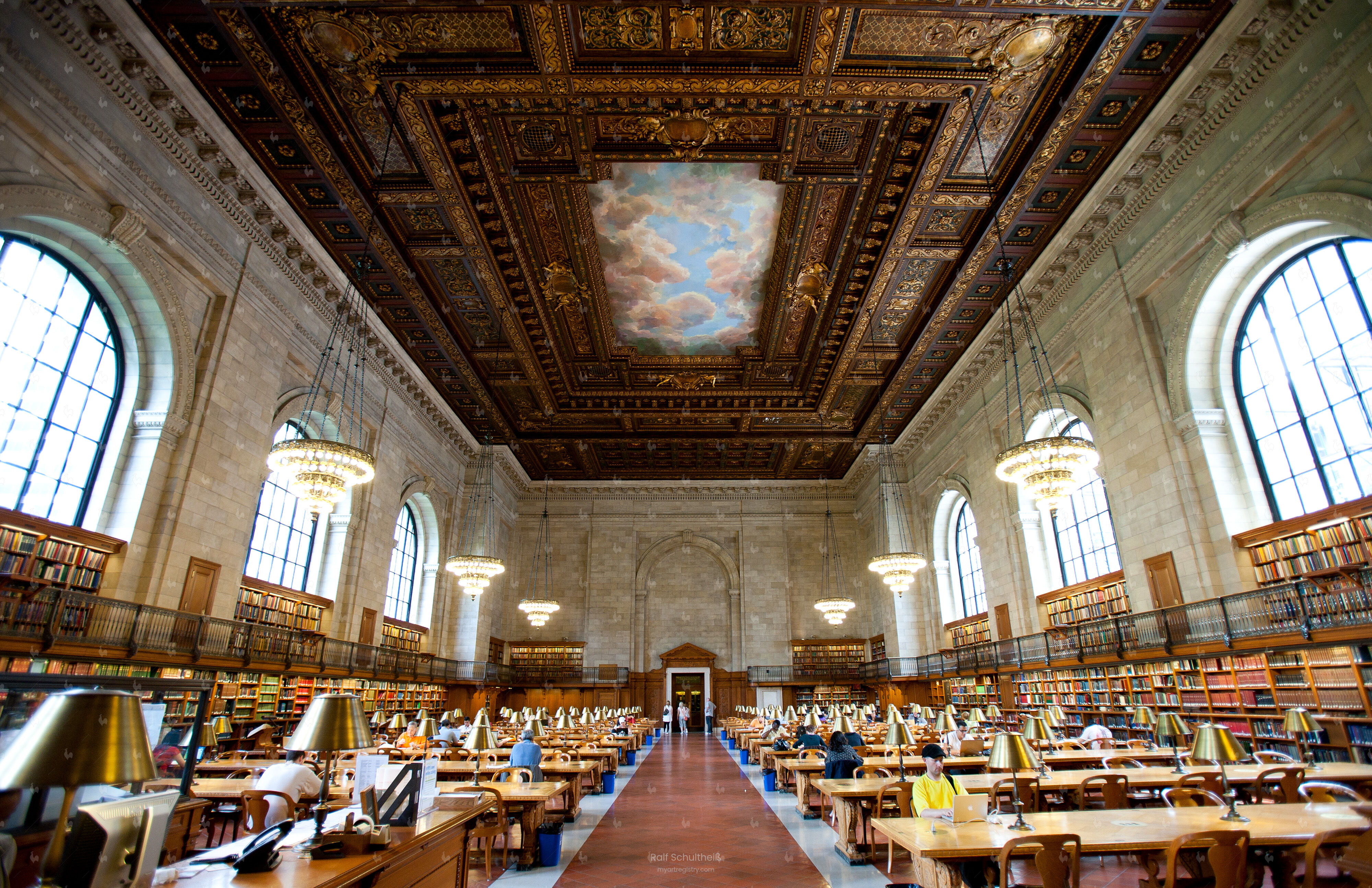 In the Rose Main Reading Room, New York City