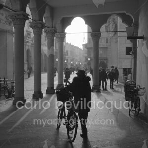 Padova - Signora in Bicicletta