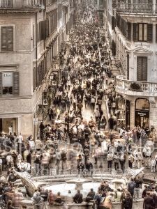 A full second in Piazza di Spagna