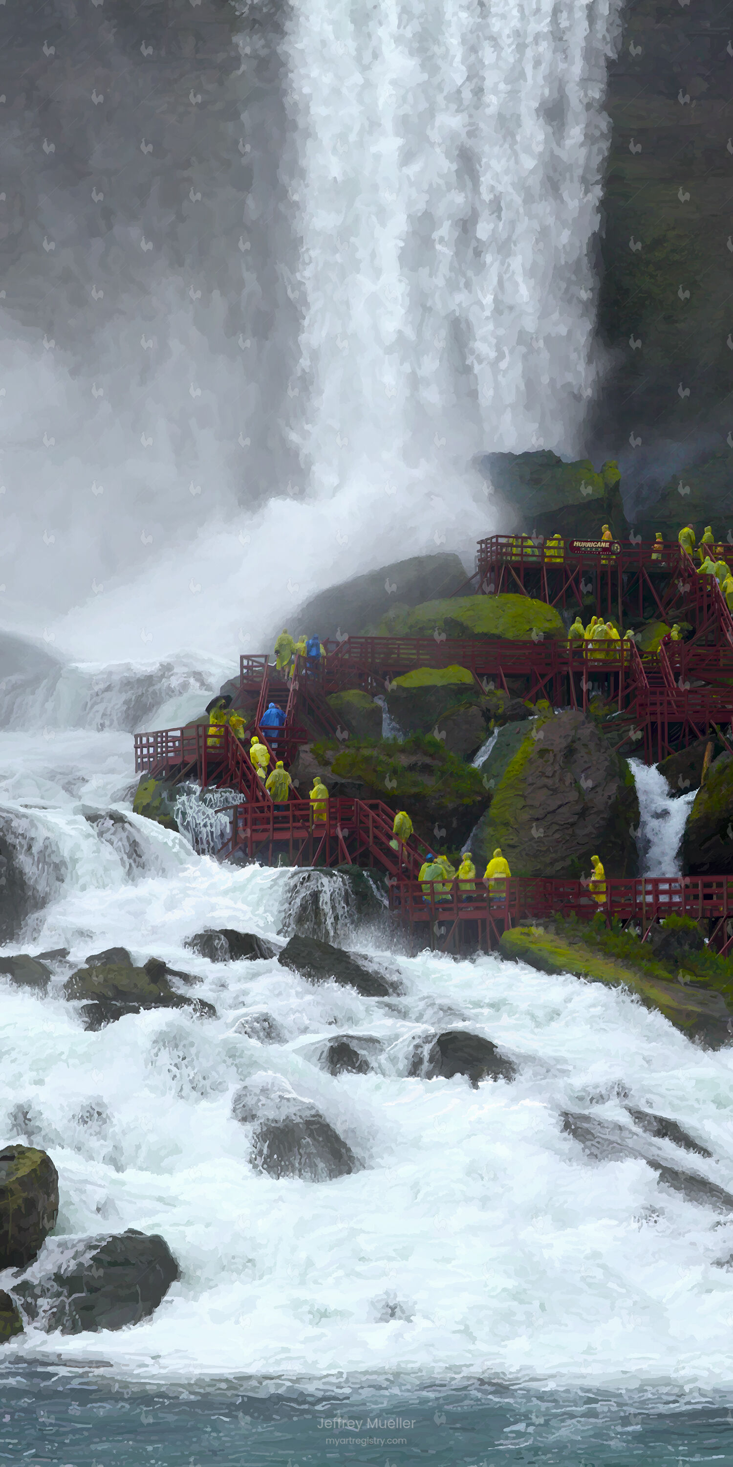 A Misty Day At The Falls