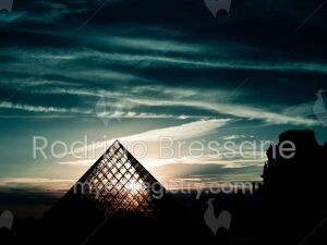 The Louvre sunset, 2009