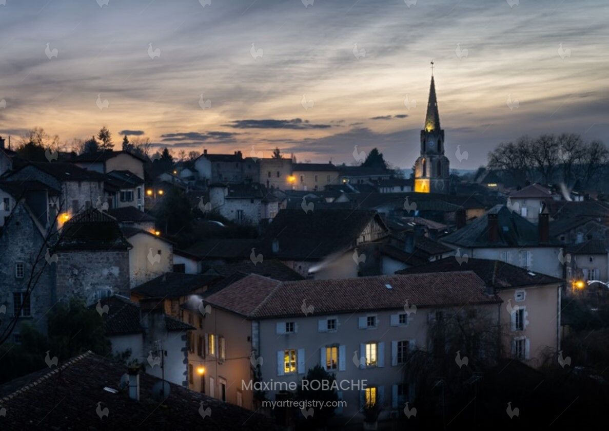 Confolens vu de Sainte Catherine