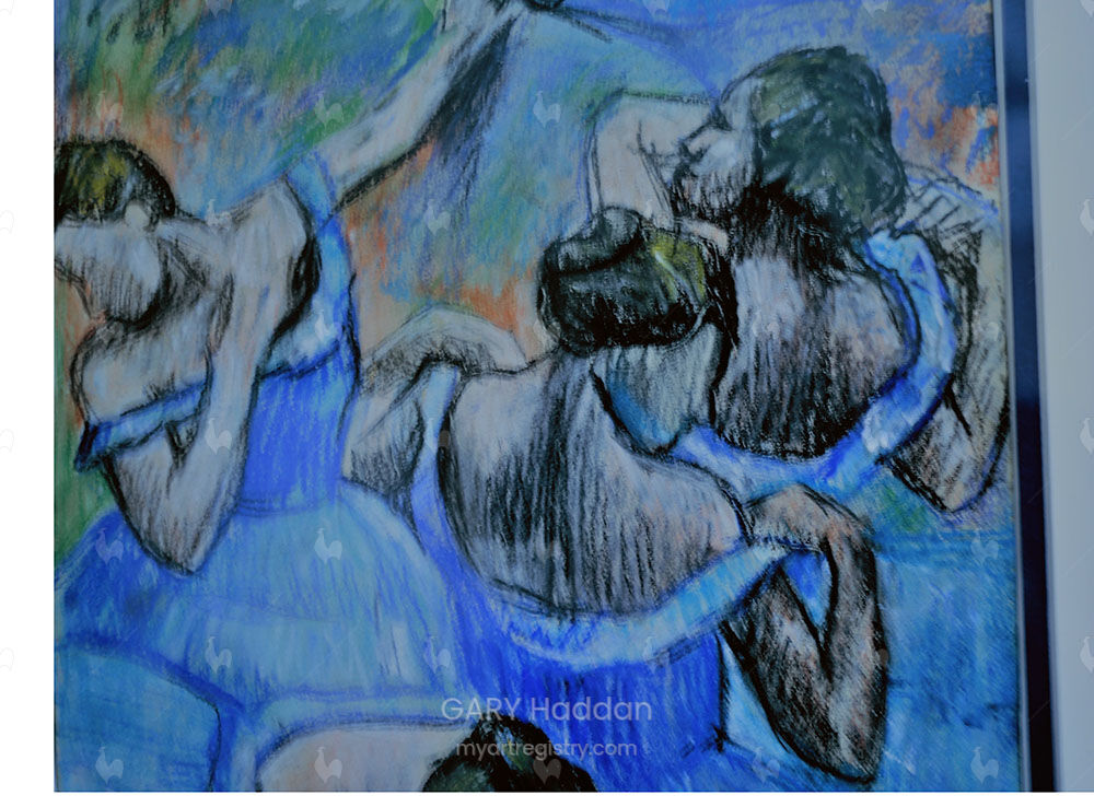"Blue Dancers" by Edgar Degas