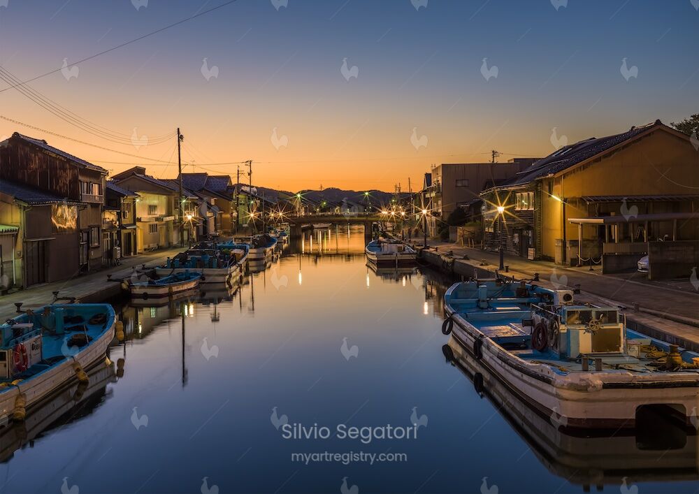 夕暮れの内川 Uchikawa at dusk 