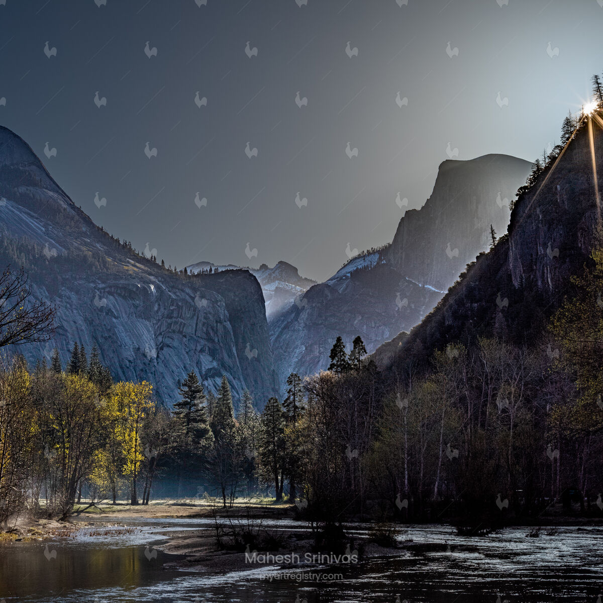 Sunburst and Half Dome