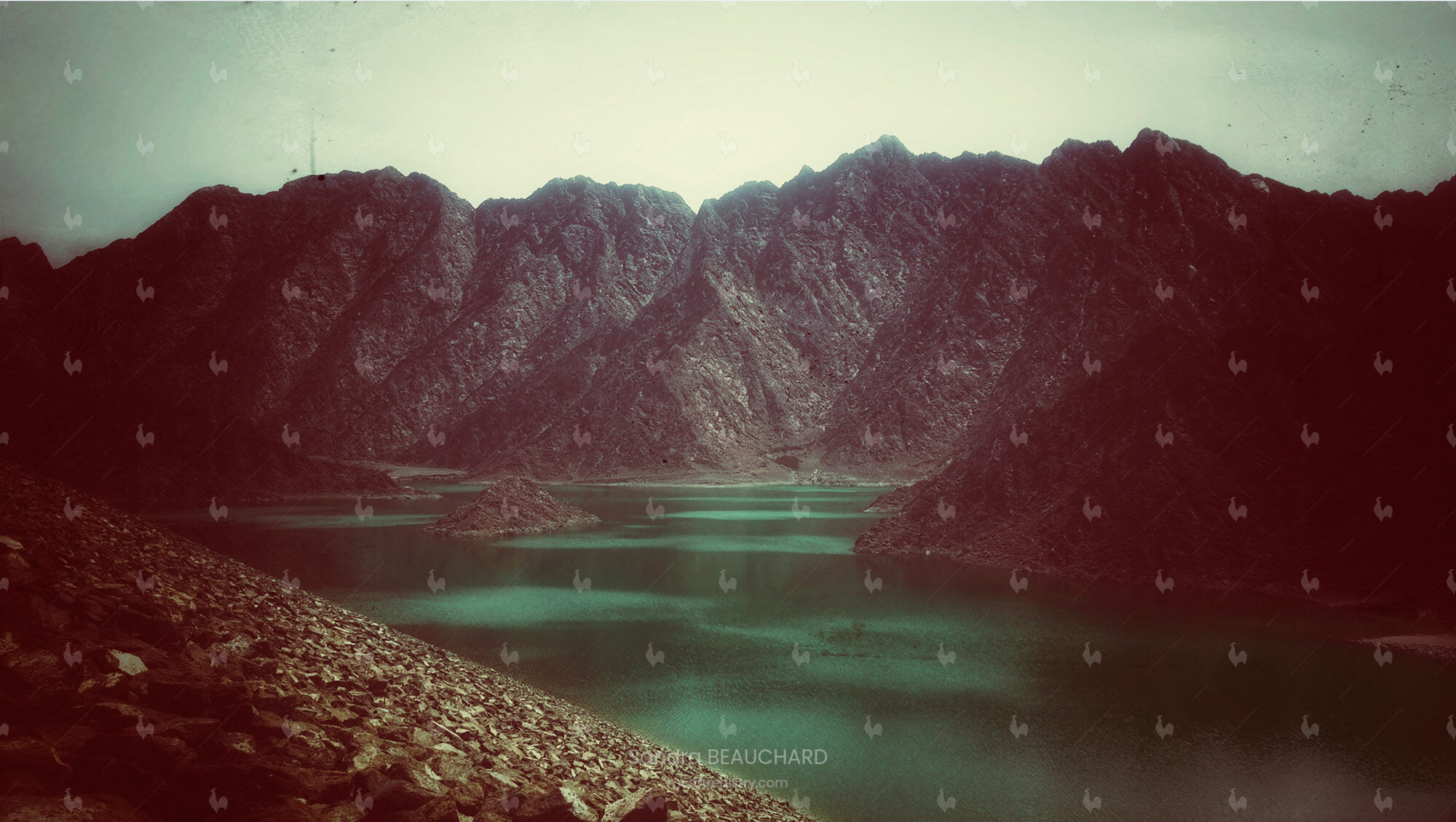 THE EMERALD HORIZONS (from the series «Transfulgurances » / “Dazzling Journey“)