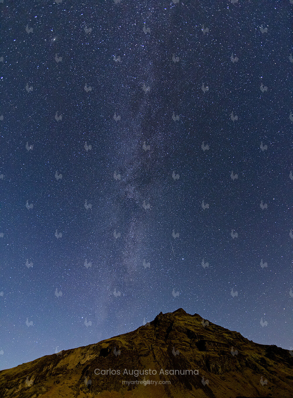 Milk Way in Iceland