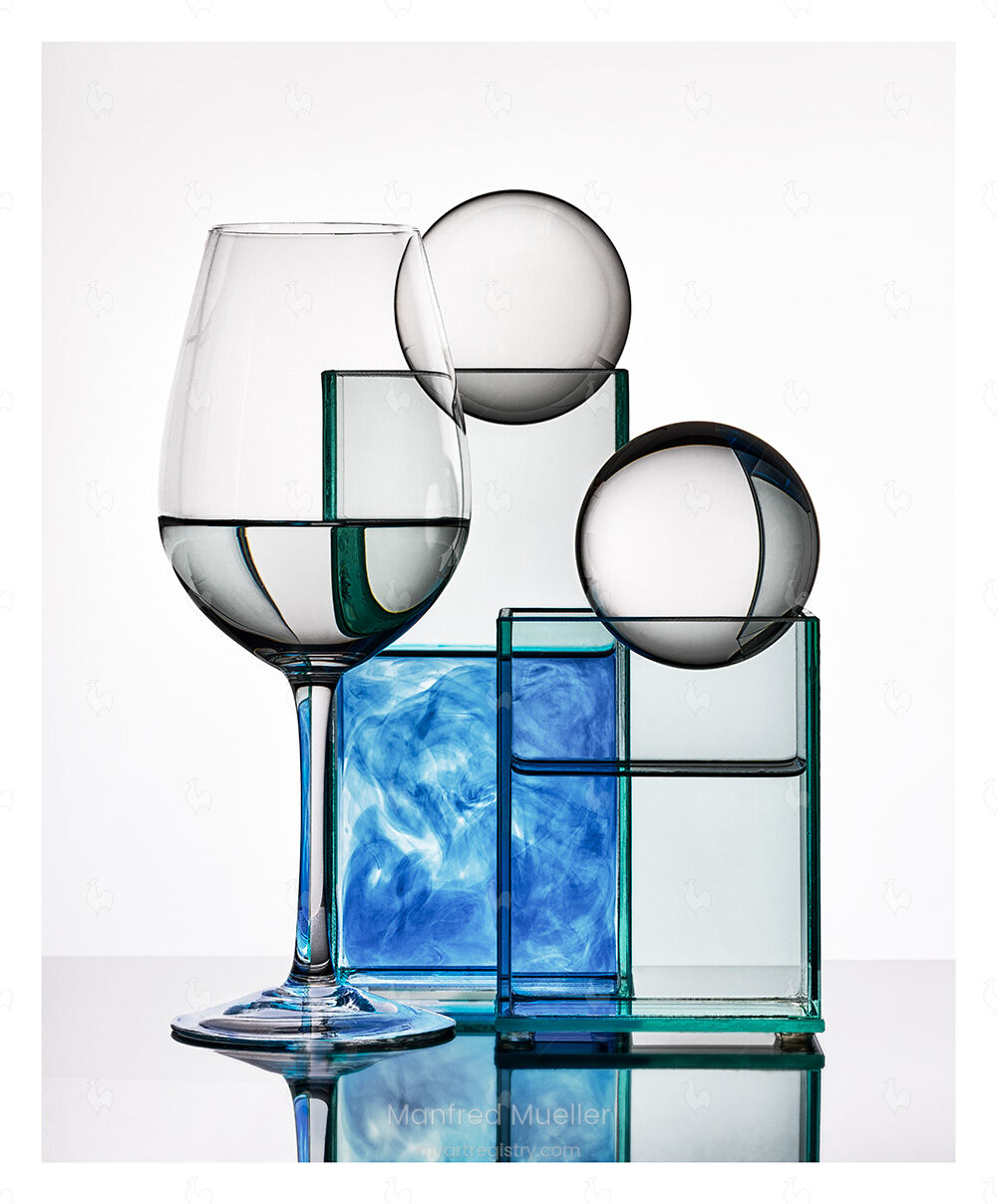 Still Life in Motion - Blue Swirl