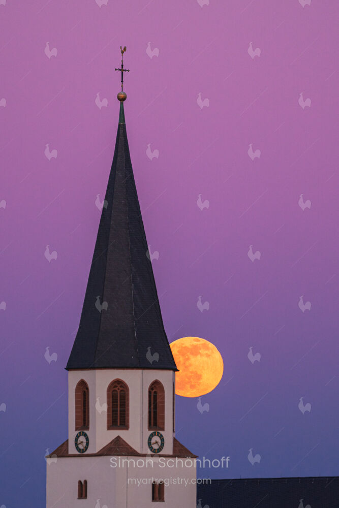 Supermond in Malsch