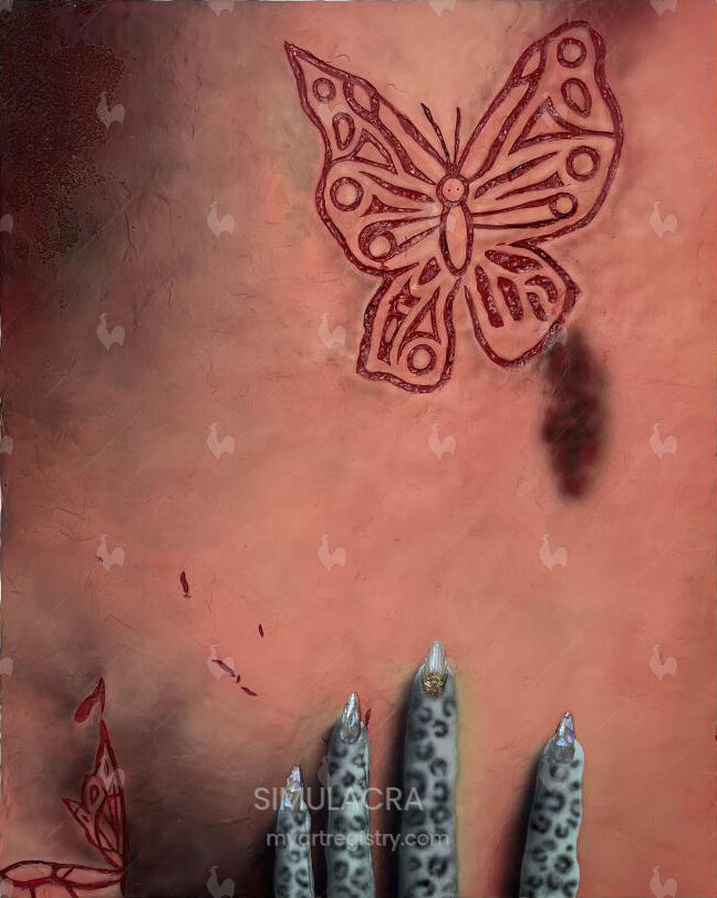 把蝴蝶留在身上 Keep the butterflies on your body