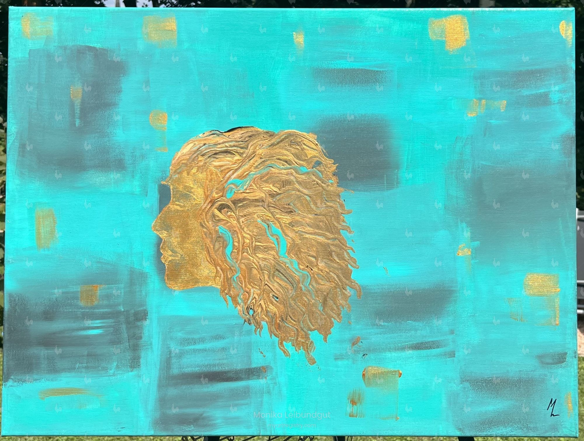 Goldener Kopf
