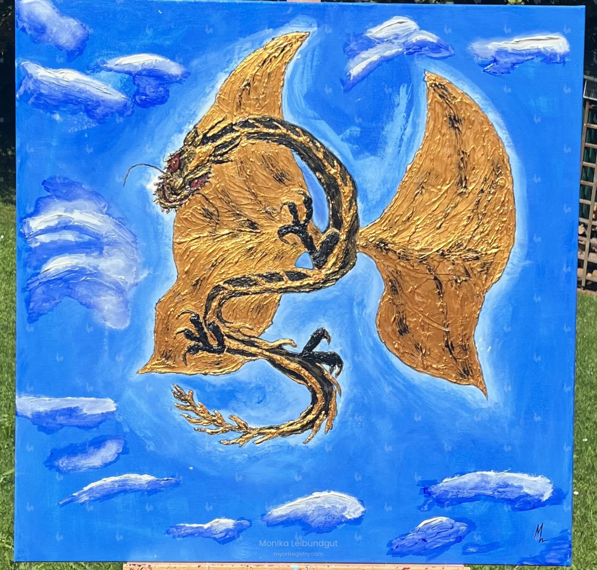 Goldener Drachen