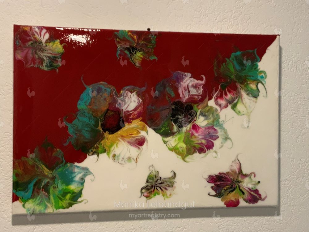 Burgunder Blumen