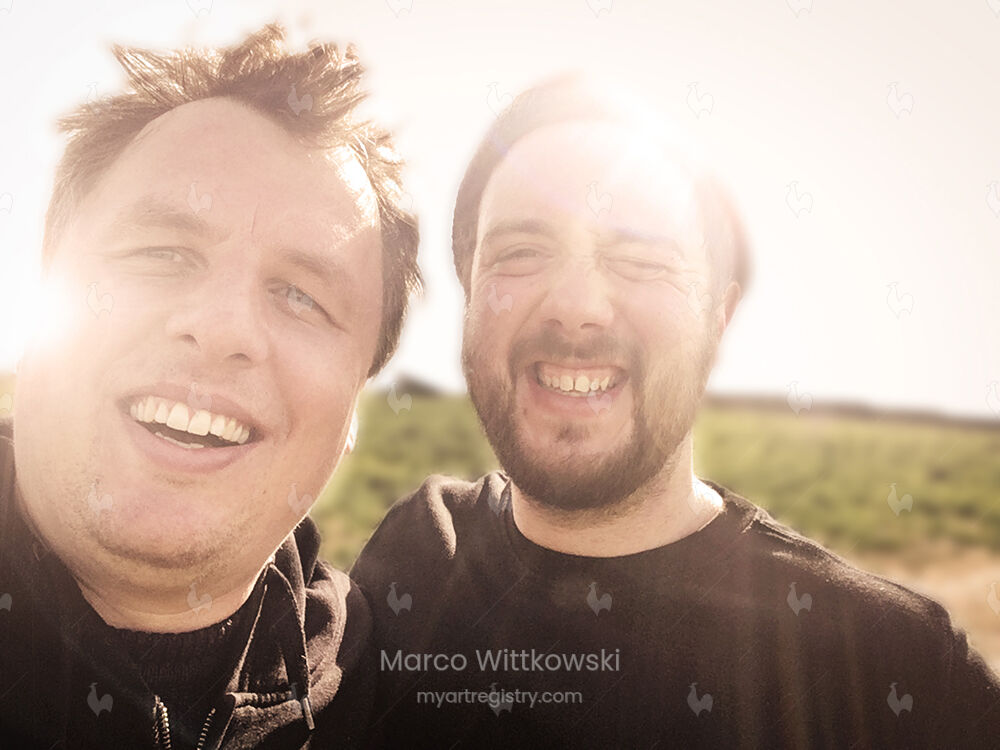 ohne Titel (Selfie mit Sebastian)