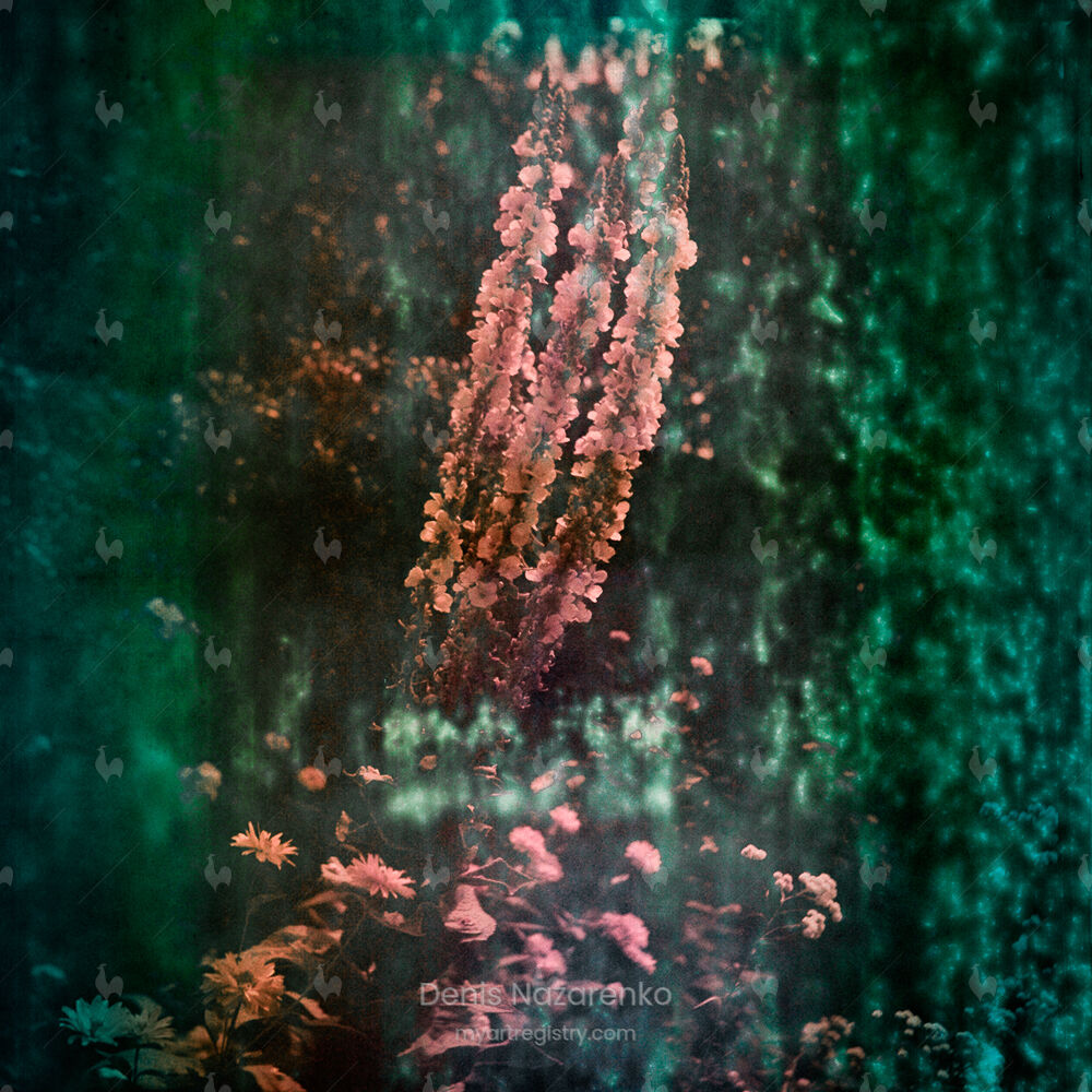 "Flowers preserved by darkness #1", 2023