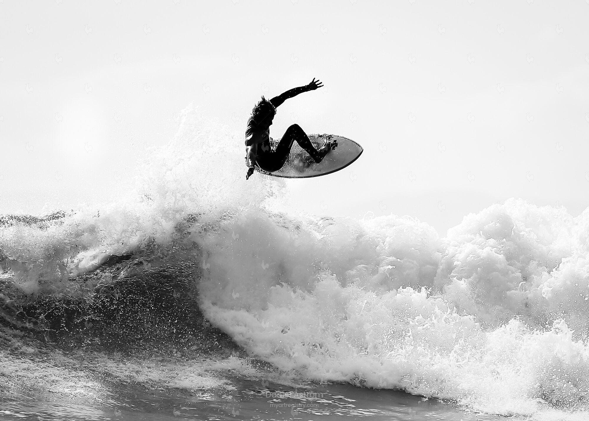 The Flying Surfer @ Huntington Beach 50*70 cm - Collectors edition of 6