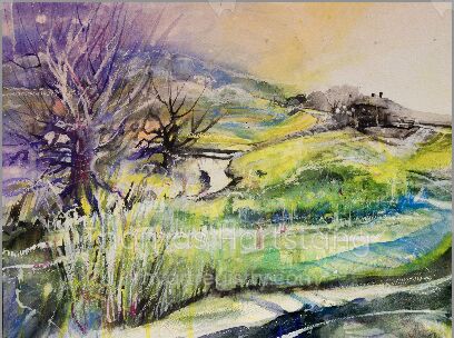 Watercolour Print: Seebeck Maasholm