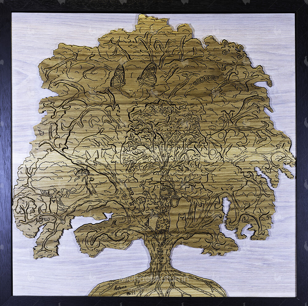 Oak Tree (Art Puzzle) - Solid Oak