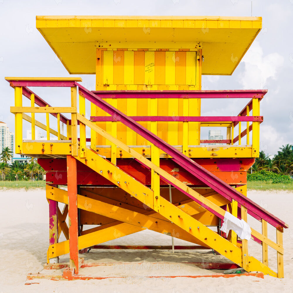 Miami Lifeguard Stand - 3rd Street - Front View
