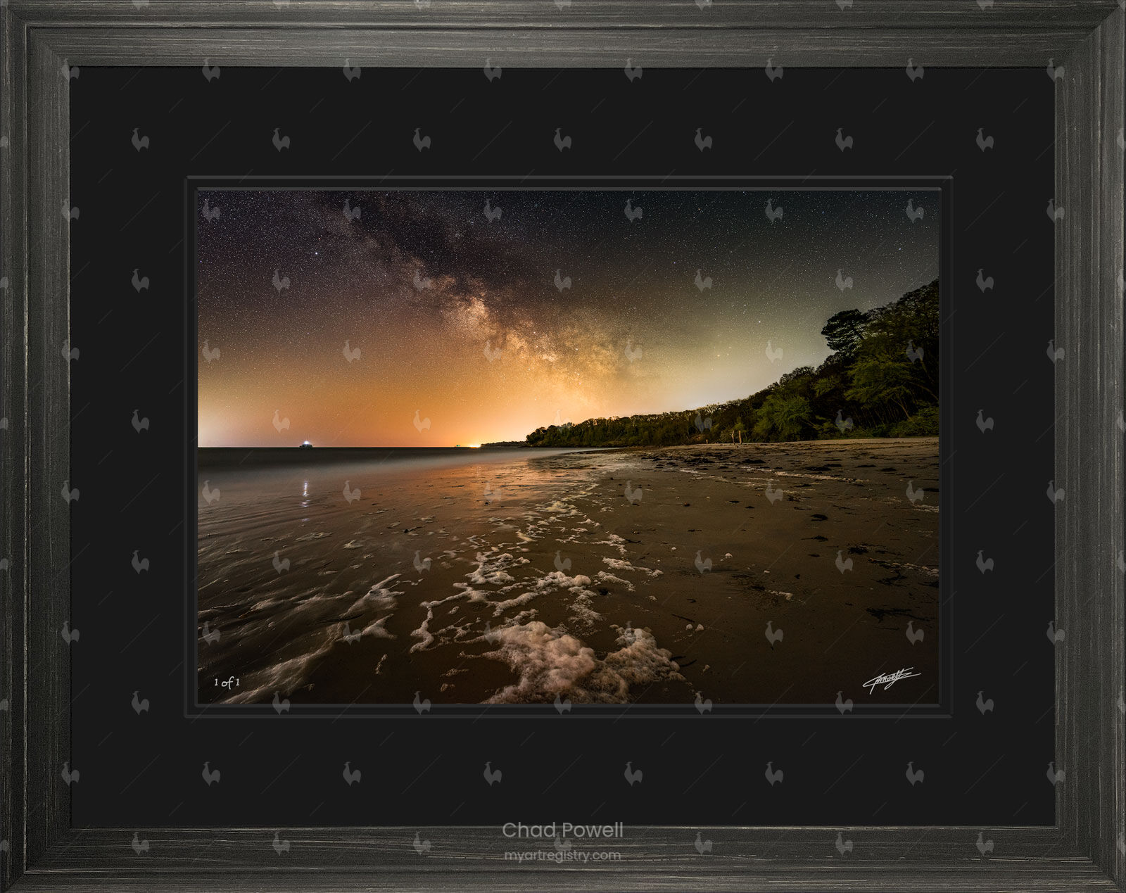 The Milky Way Over Priory Bay - Ultra Black Edition® - 1 of 1