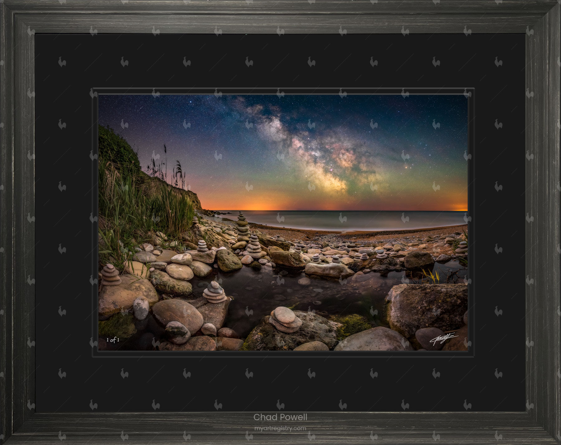 The Milky Way Over Mount Bay - Ultra Black Edition® - 1 of 1