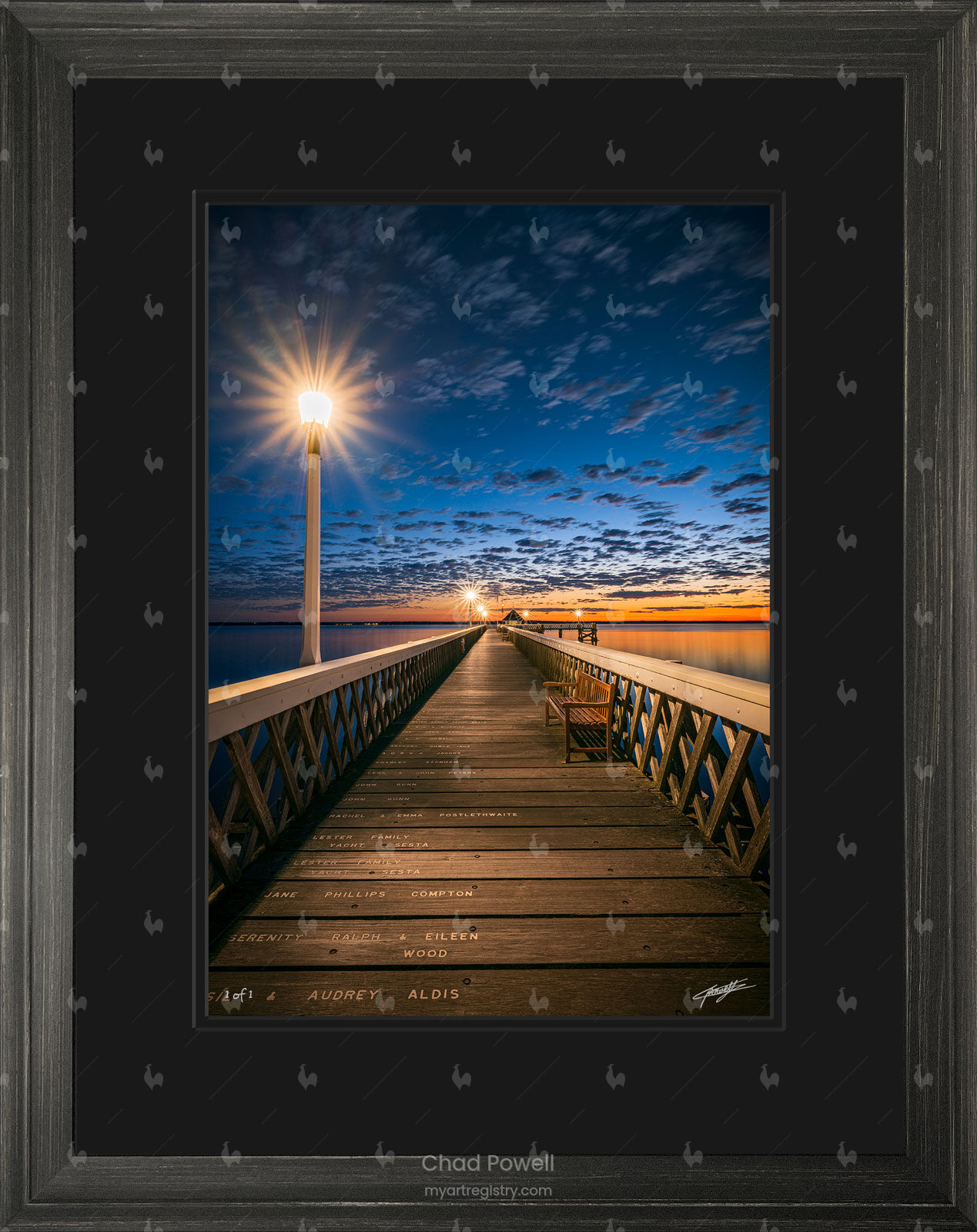 Yarmouth Pier at Twilight - Ultra Black Edition® - 1 of 1