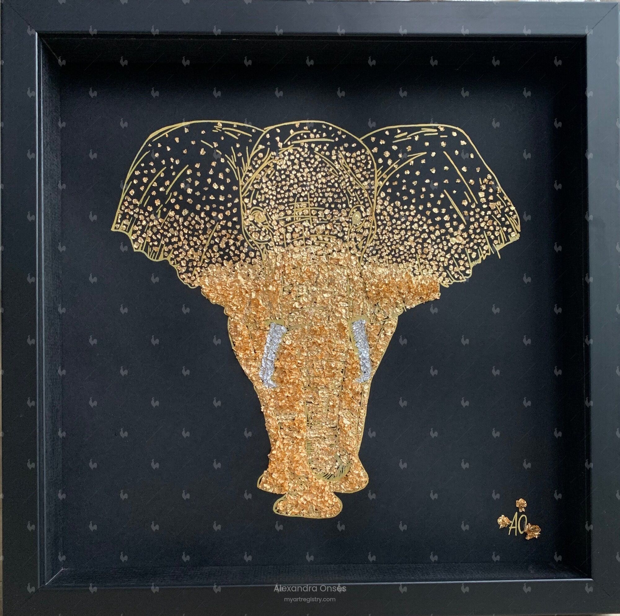 Éléphant doré 