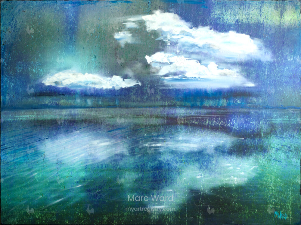 Soft Ripples on a Turquoise Sea