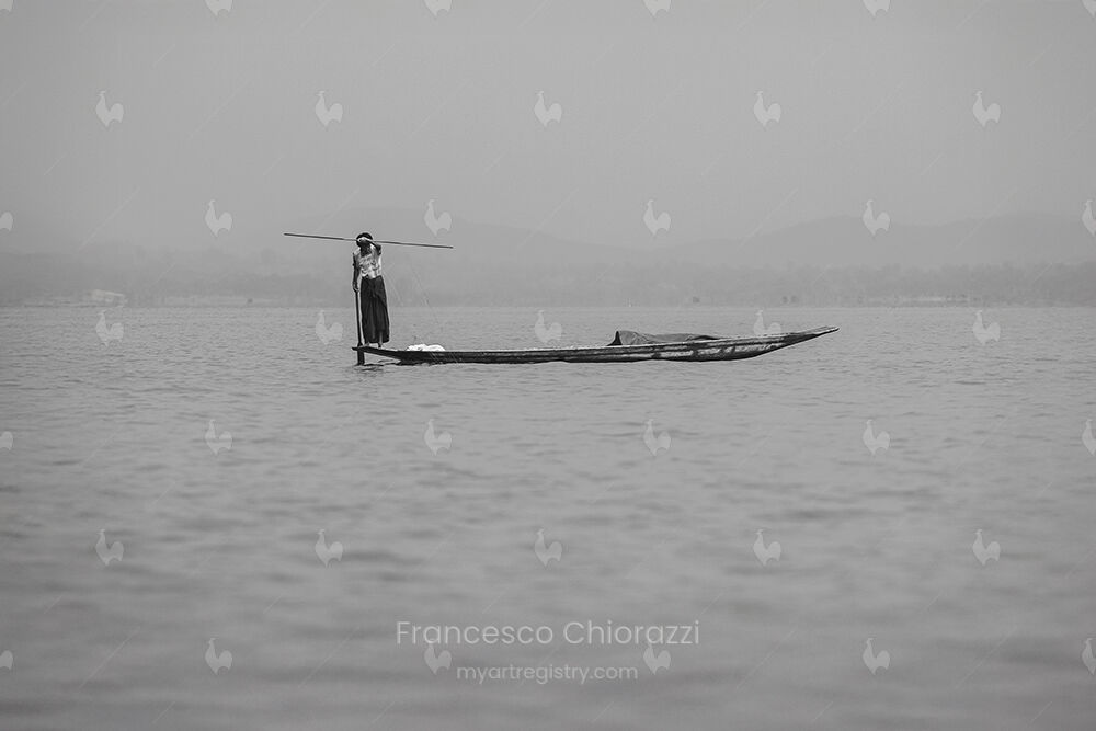 The fisherman of Inle lake in Myanmar