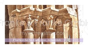 "Detailausschnitt Westportal, St. Ludgerus-Albersloh" by Gerald Konert, Archi...