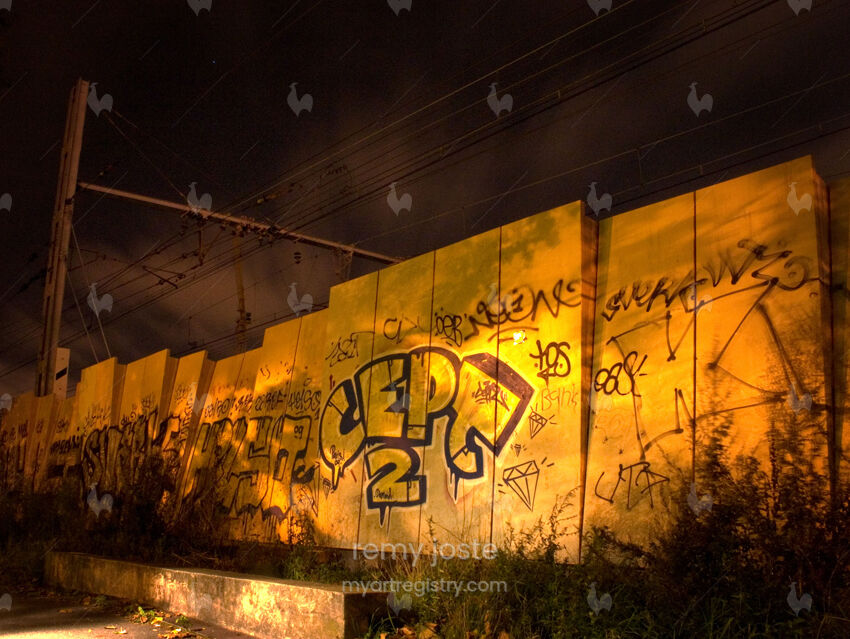 Le mur du train