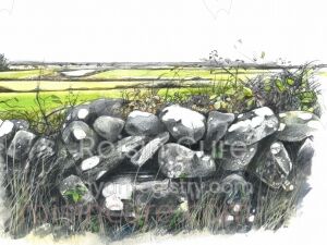 Stone Wall, View Towards Moran’s