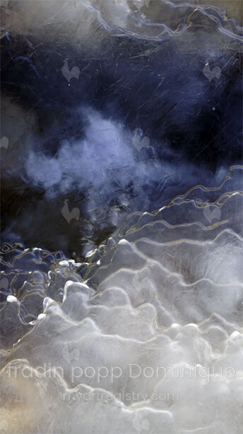 "Rive Bleue 02"- série Sfumato Dolpo