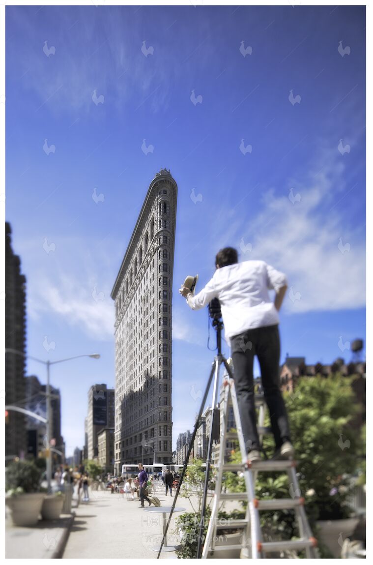 Flat Iron Building and Photographer , NYC
