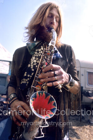 Nik Turner - Isle of Wight 1970, by Charles Everest