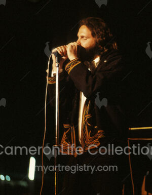 Jim Morrison - Isle of Wight 1970 by Charles Everest